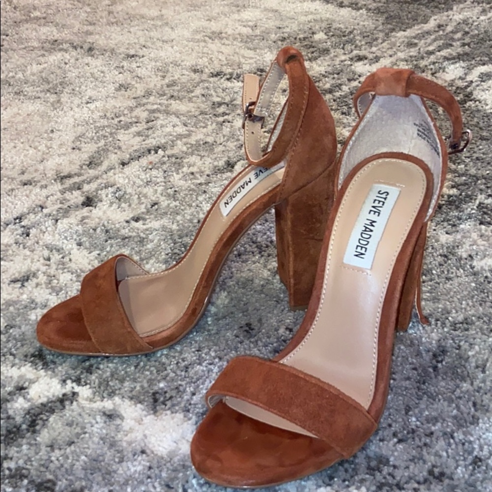 Steve Madden Carson Suede Chestnut